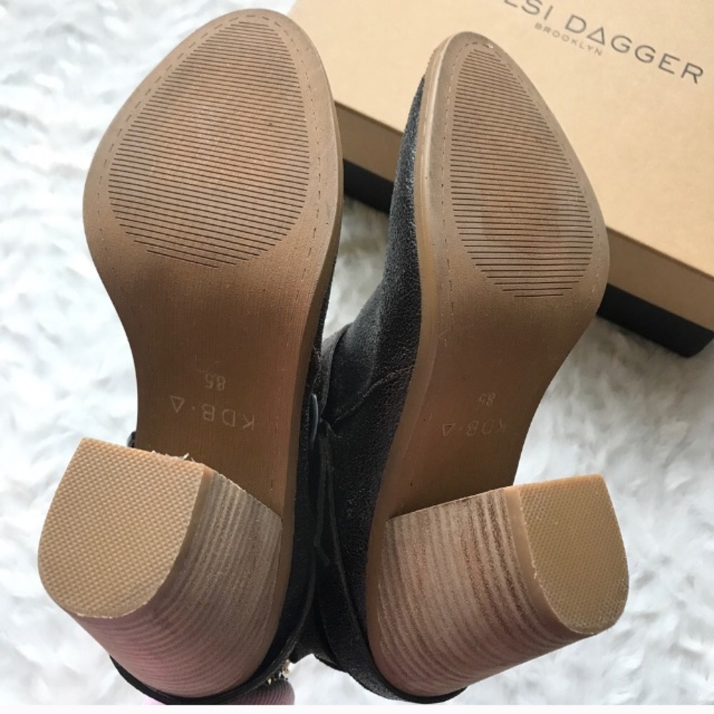 NEW Kelsi Dagger Jordana Distressed Ankle Booties - Picture 7 of 8